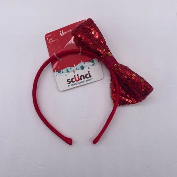 Scunci U got this Headband with Bow Red 12549 - Picture 1 of 7